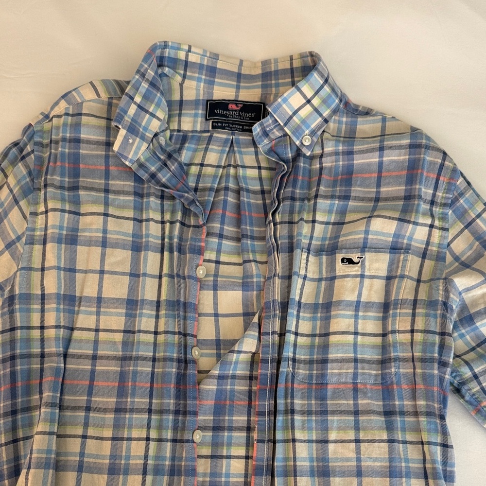 Vineyard Vines Multicolor Plaid Shirt